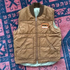 1980s Vintage Quilted Puffer Vest